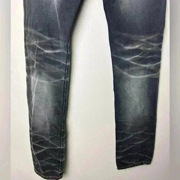 Fourth of November Jeans NWT Men’s 34 x 34 Jeans Black Stonewashed Distressed - Picture 10 of 16